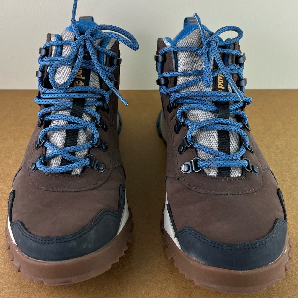 TIMBERLAND BROWN WATERPROOF MID HIKER BOOTS - Picture 10 of 13